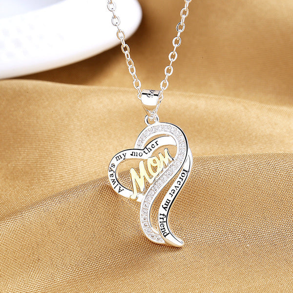 "Always My Mother, Forever My Friend" Necklace – Perfect Gift for Mom