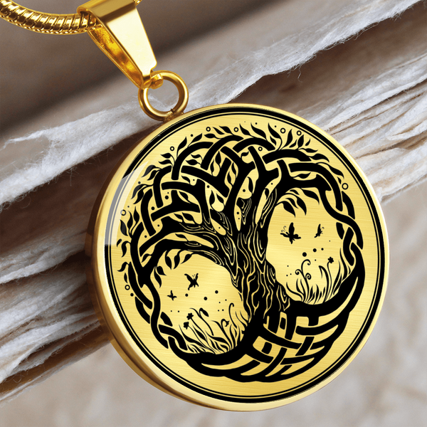 Tree Of Life | Circle Pendant Necklace