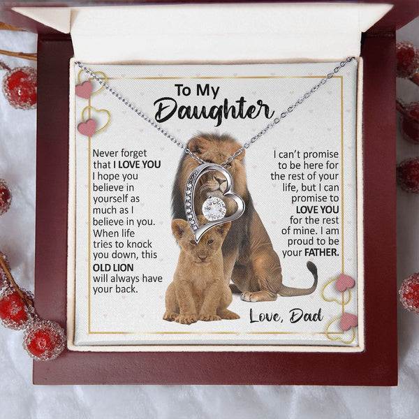 Daughter Necklace Gift From Dad | Proud To Be Your Father | Christmas Gift Ideas