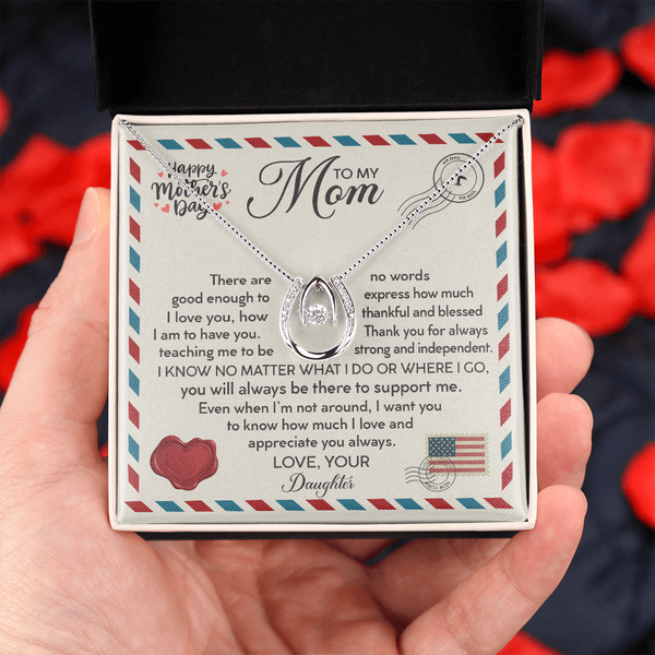 To My Mom | How Much I Love You | Lucky Necklace