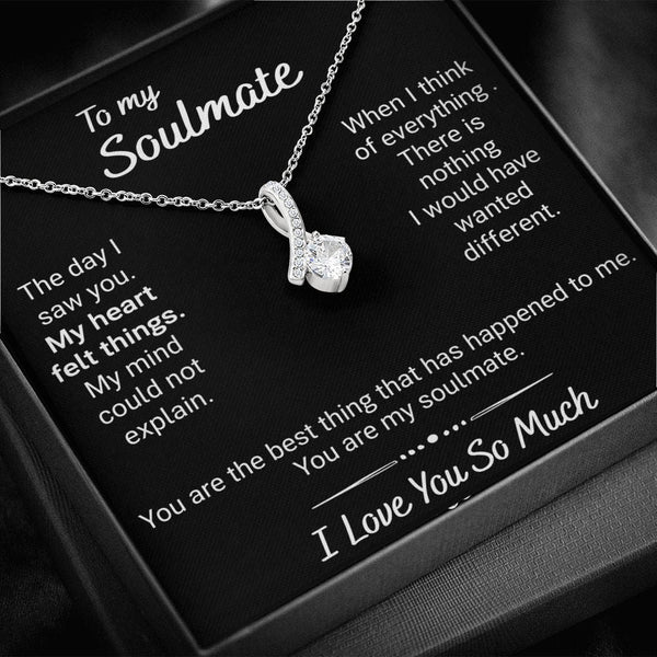 To My Soulmate | I Love You So Much | Alluring Beauty Necklace