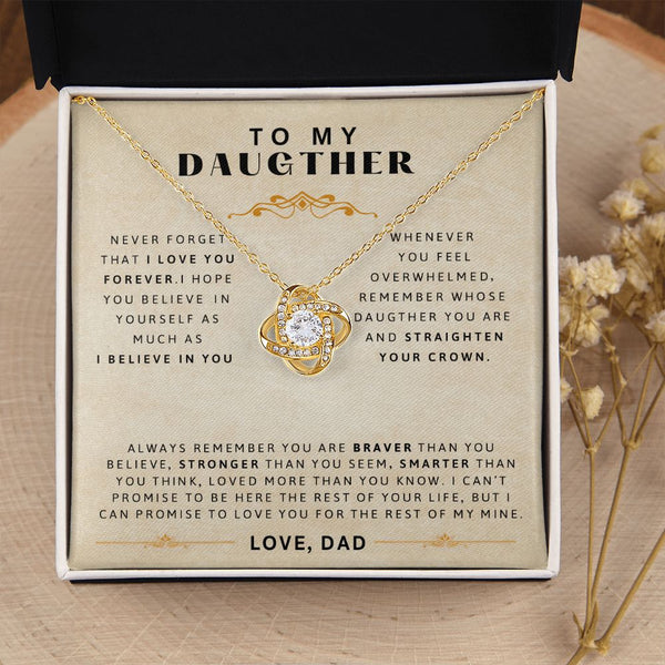 To My Daughter Gift From Dad | Believe In Yourself | Anniversary Gifts