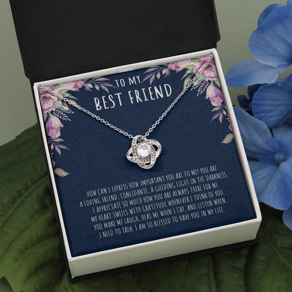 To My Best Friend Necklace, Gift for Friend, Jewelry Gift, Christmas Birthday Gift