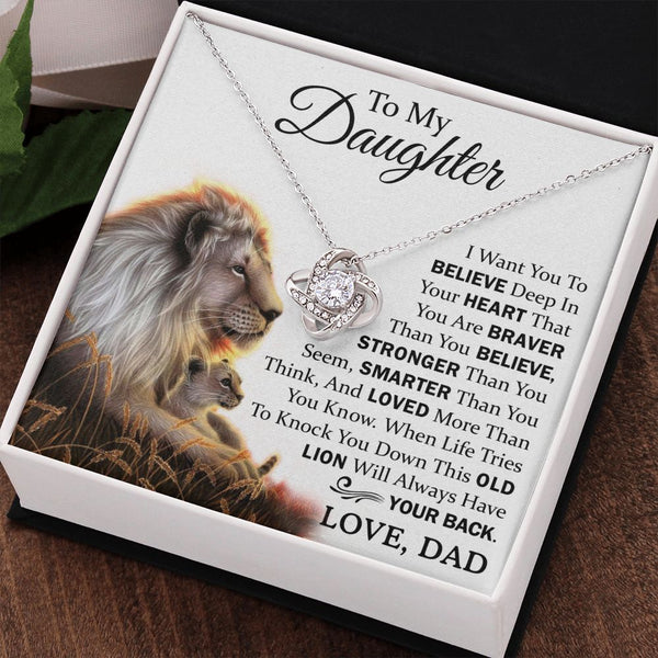 To My Daughter Gift From Dad | This Old Lion Will Always Have Your Back | Sentimental Gifts For Daughter