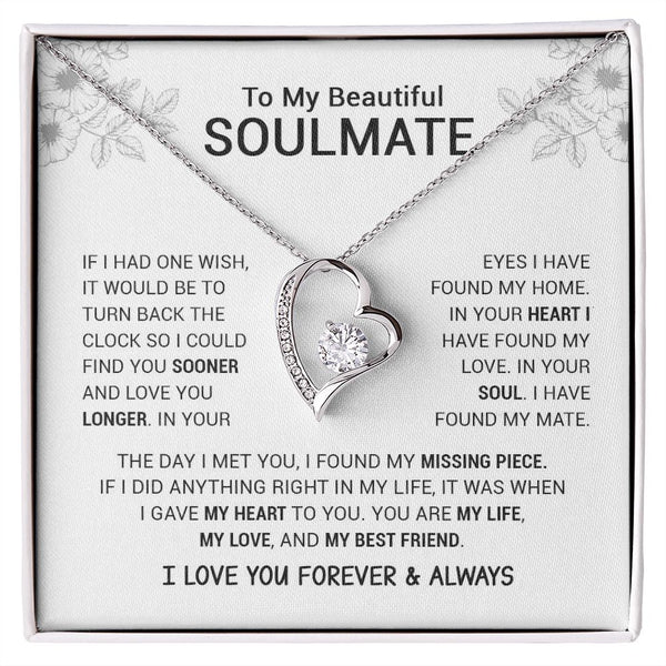 To My Beautiful Soulmate I You Are My Life, My Love, And My Best Friend