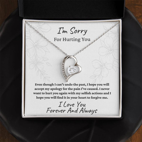 To My Soulmate | I'm Sorry For Hurting You Flower | Forever Love Necklace