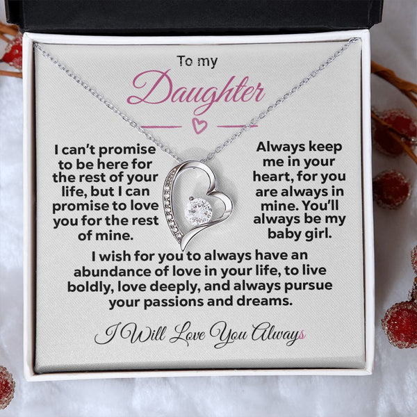 Daughter Passions And Dreams, Forever Love Necklace, Perfect Gift For Daughter