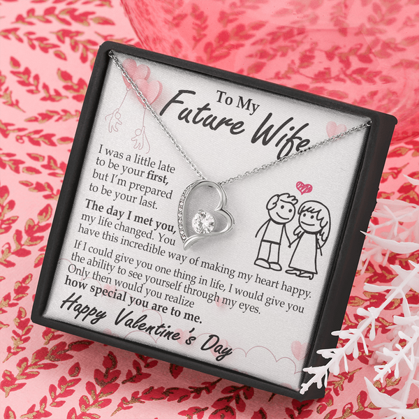 To My Future Wife | The Day I Met You | Forever Love Necklace