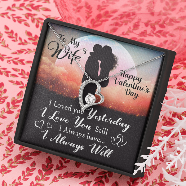 To My Wife | I Always Will | Forever Love Necklace