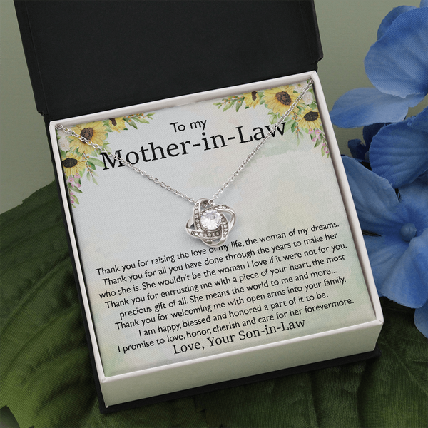 To My Mother-in-Law | Thank You | The Love Knot Necklace