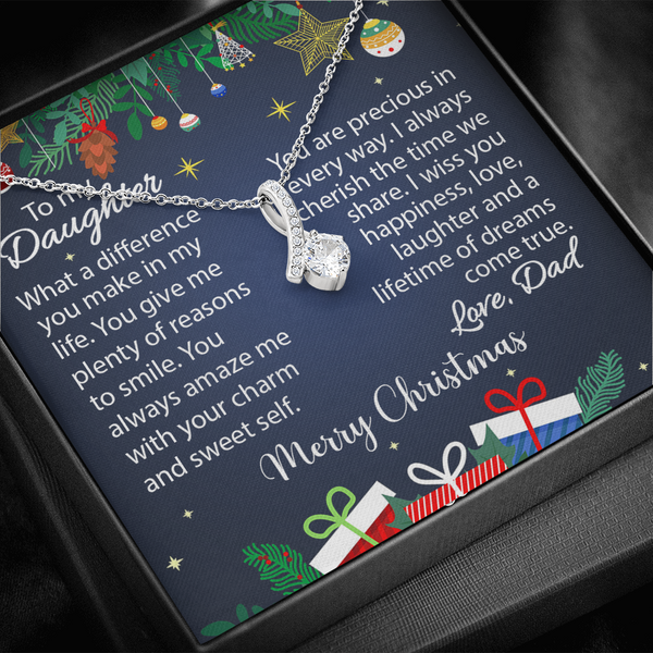 To My Daughter | Merry Christmas | Necklace