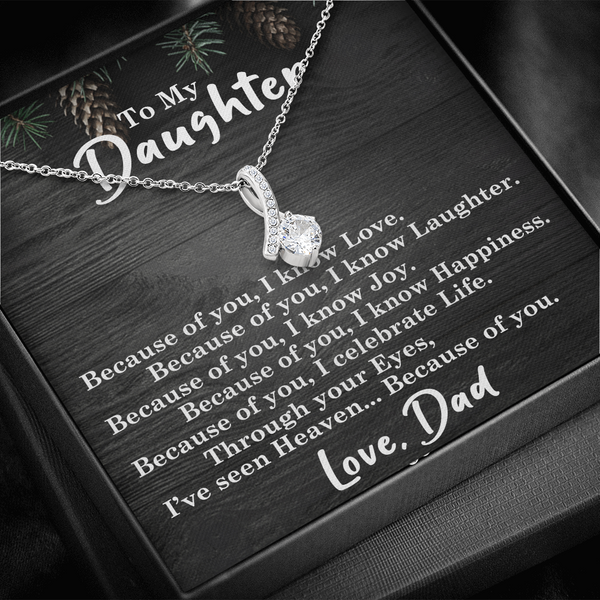 To My Daughter | Because Of You | Necklace