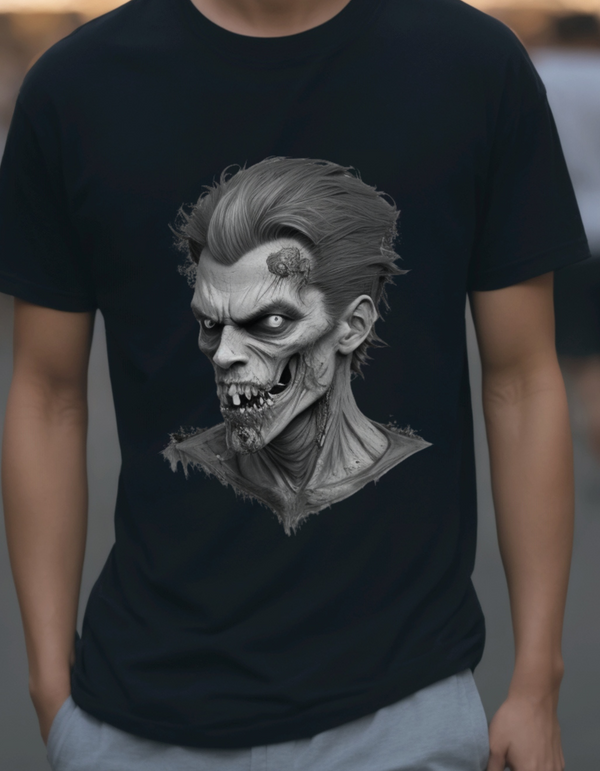 Dark Zombie Creepy Graphic Unisex Tee